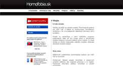 Desktop Screenshot of homofobia.sk